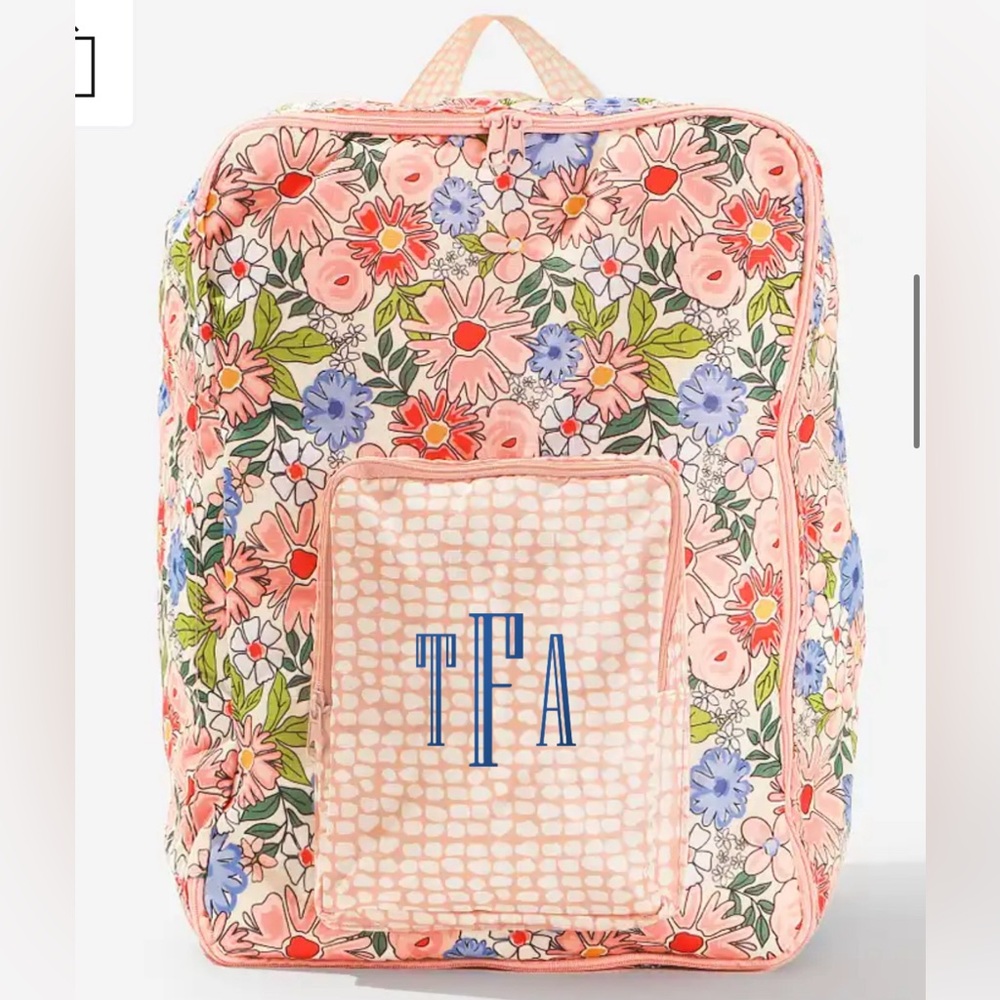 Monogrammed Foldable Backpack - image 1